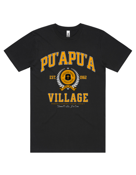 Pu'apu'a Varsity Tee 5050 - AS Colour - Gold Print