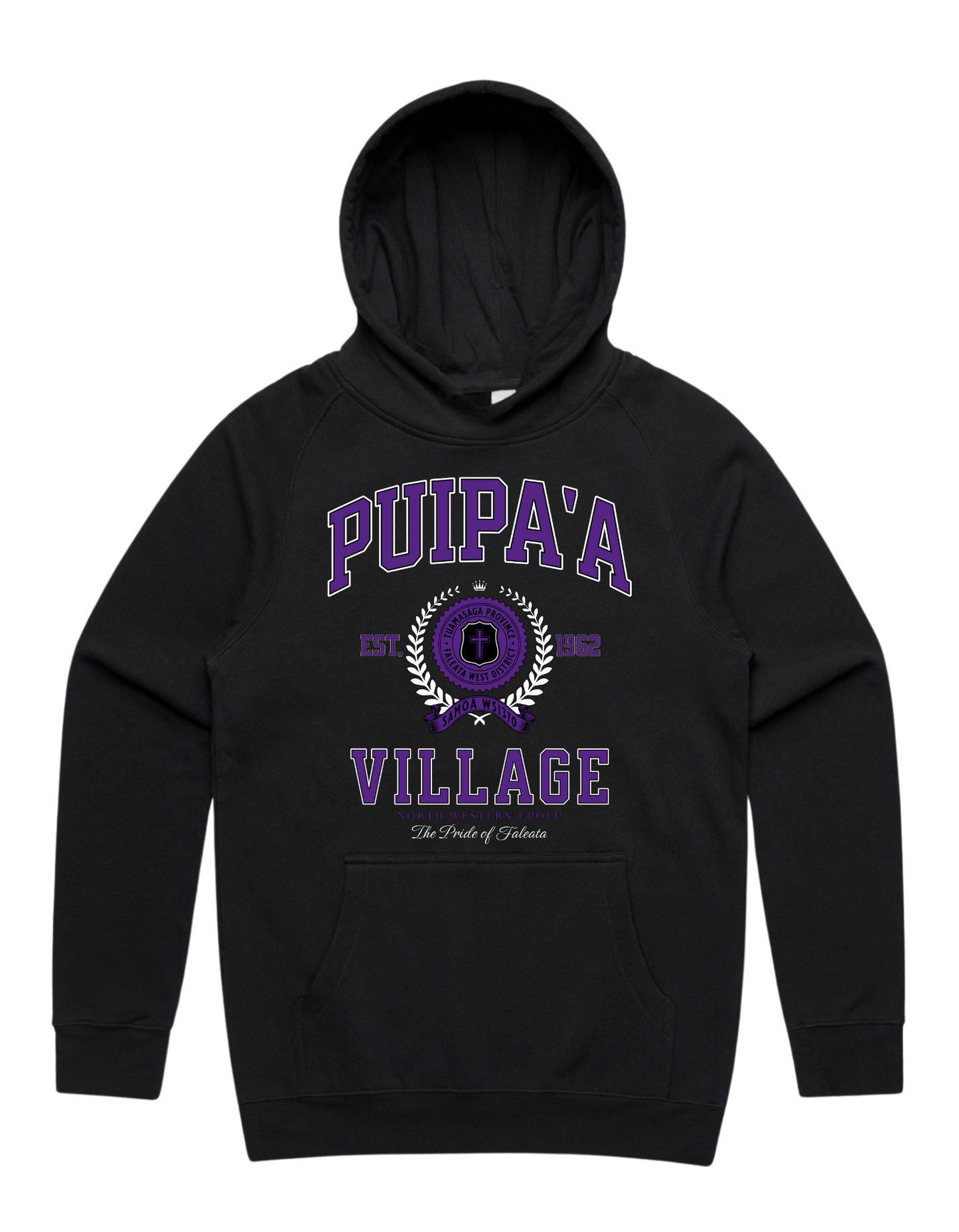 Puipa'a Varsity Supply Hood 5101 - AS Colour - Purple Print