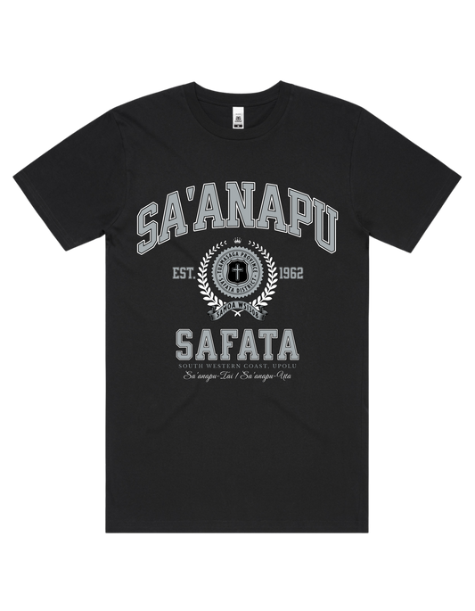 Sa'anapu Varsity Tee 5050 - AS Colour - Silver Print