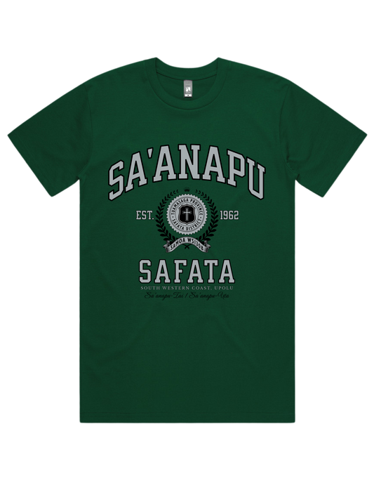 Sa'anapu Varsity Tee 5050 - AS Colour - Silver Print