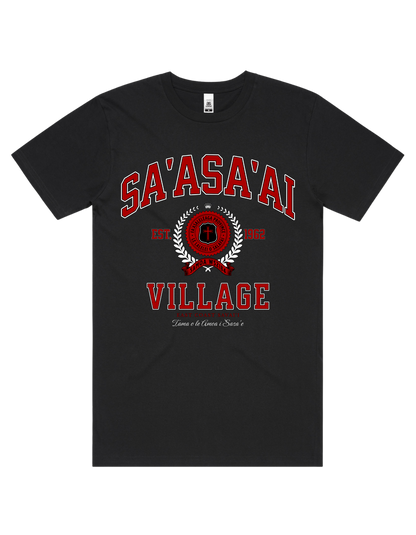 Sa'asa'ai Varsity Tee 5050 - AS Colour - Red Print