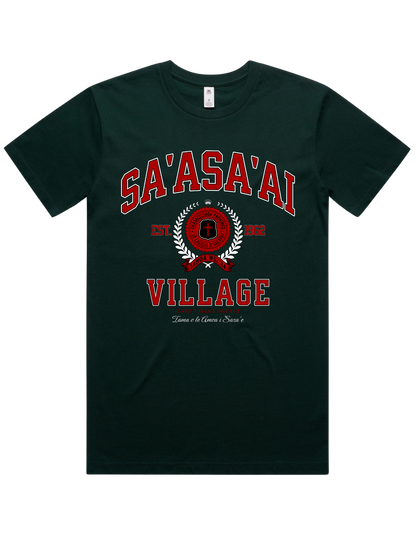 Sa'asa'ai Varsity Tee 5050 - AS Colour - Red Print