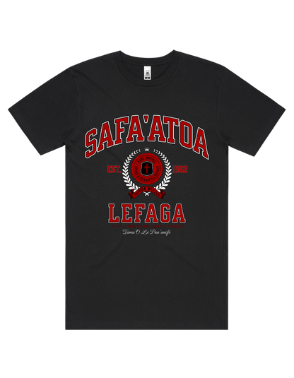 Safa'atoa Lefaga Varsity Tee 5050 - AS Colour - Red Print