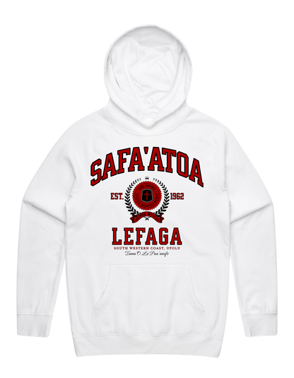 Safa'atoa Lefaga Varsity Supply Hood 5101 - AS Colour - Red Print