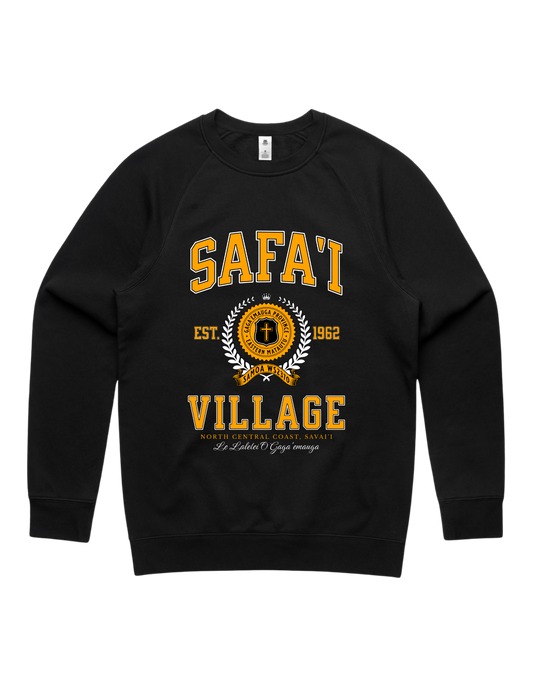 Safa'i Varsity Crewneck 5100 - AS Colour - Gold Print