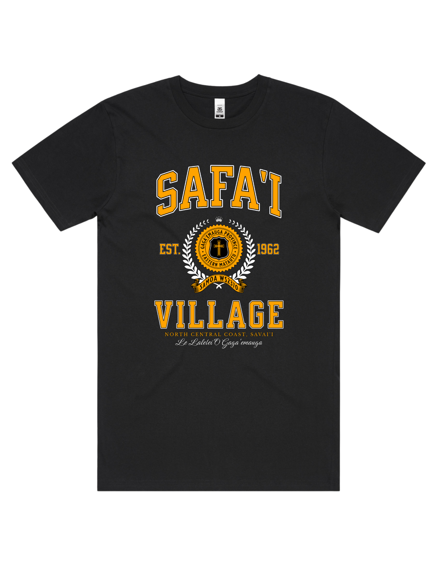 Safa'i Varsity Tee 5050 - AS Colour - Gold Print