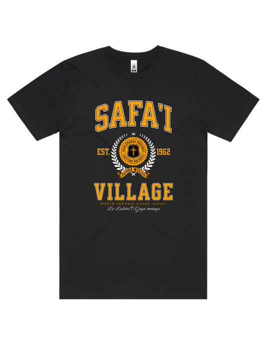 Safa'i Varsity Tee 5050 - AS Colour - Gold Print