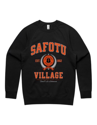 Safotu Varsity Crewneck 5100 - AS Colour - Orange Print