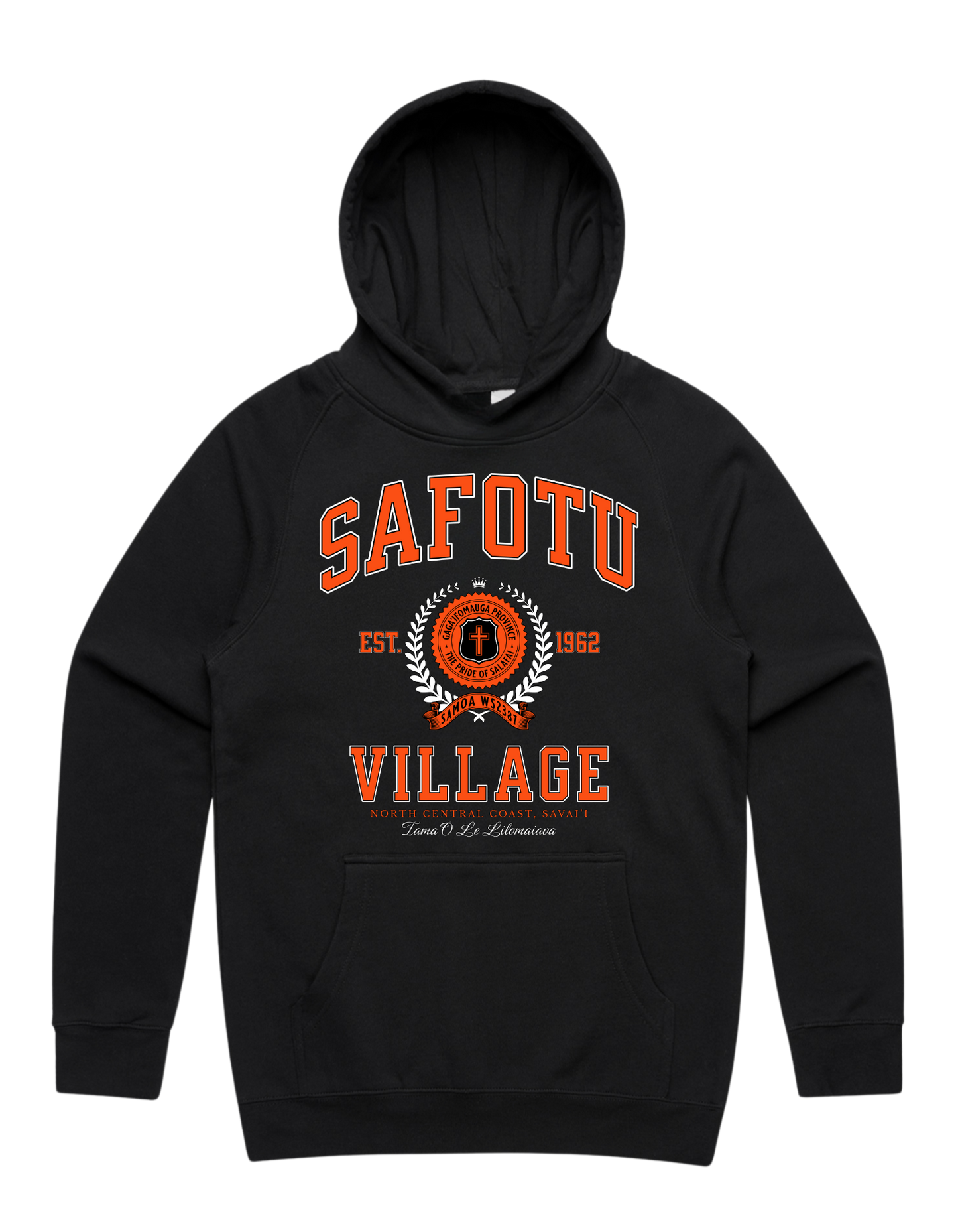 Safotu Varsity Supply Hood 5101 - AS Colour - Orange Print