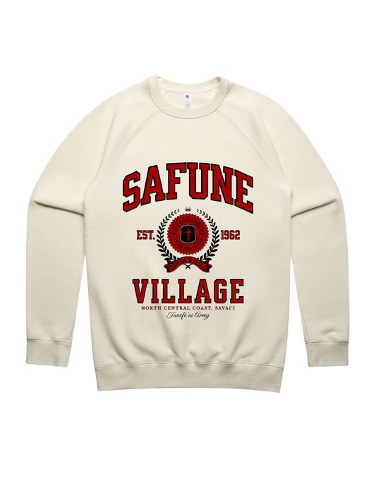 Safune Varsity Crewneck 5100 - AS Colour - Red Print