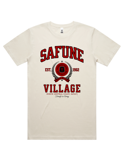 Safune Varsity Tee 5050 - AS Colour - Red Print