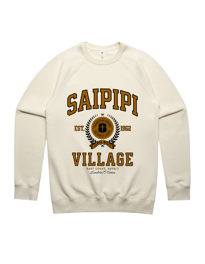 Saipipi Varsity Crewneck 5100 - AS Colour - Brown Print