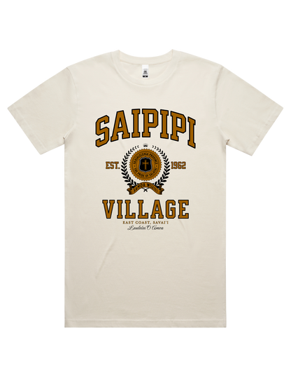 Saipipi Varsity Tee 5050 - AS Colour - Brown Print