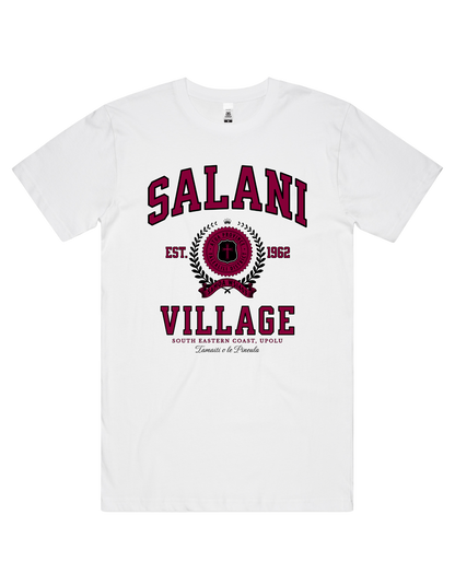 Salani Varsity Tee 5050 - AS Colour - Wine Print