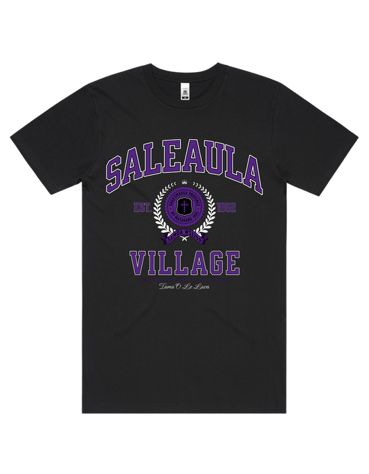 Saleaula Varsity Tee 5050 - AS Colour - Purple Print