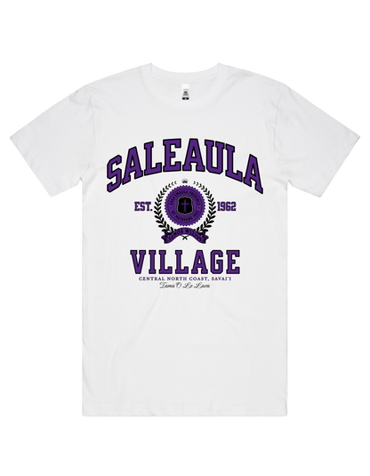 Saleaula Varsity Tee 5050 - AS Colour - Purple Print