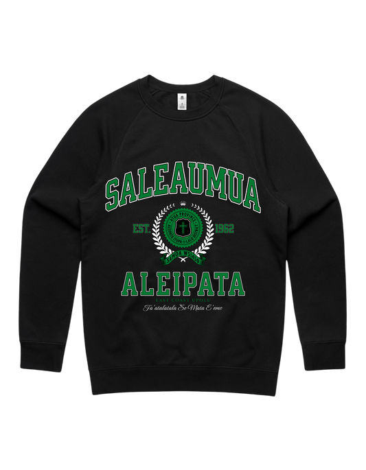 Saleaumua Varsity Crewneck 5100 - AS Colour - Green Print