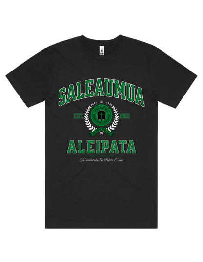 Saleaumua Varsity Tee 5050 - AS Colour - Green Print