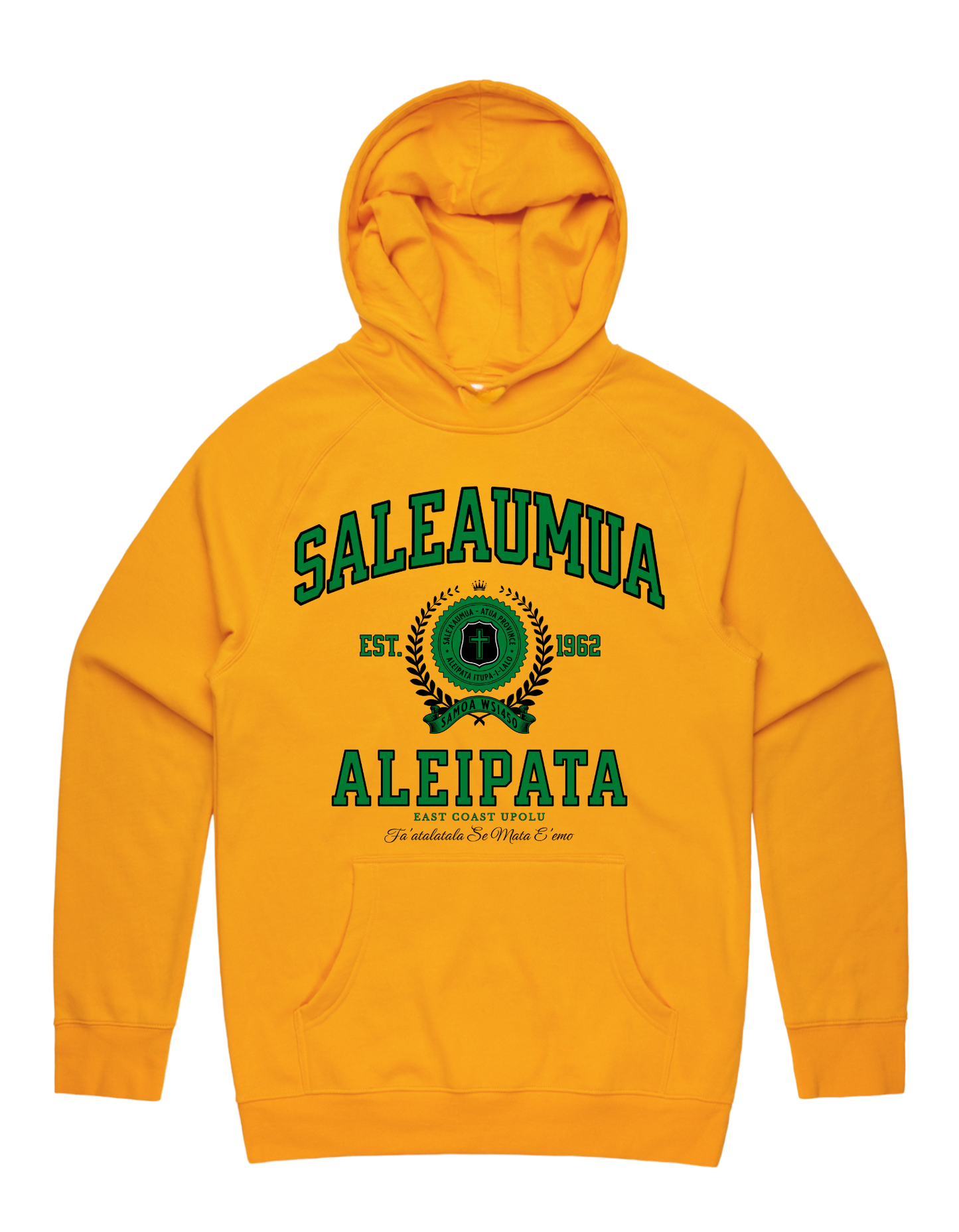 Saleaumua Varsity Supply Hood 5101 - AS Colour - Green Print