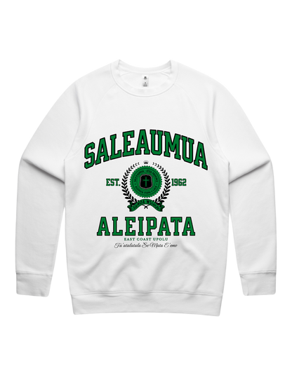 Saleaumua Varsity Crewneck 5100 - AS Colour - Green Print