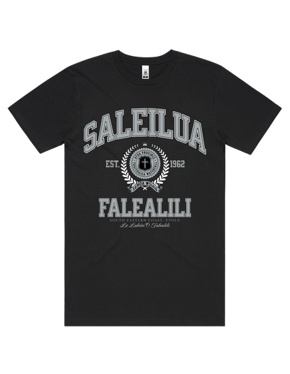 Saleilua Falealili Varsity Tee 5050 - AS Colour - Silver Print