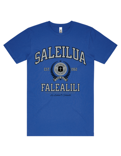 Saleilua Falealili Varsity Tee 5050 - AS Colour - Silver Print