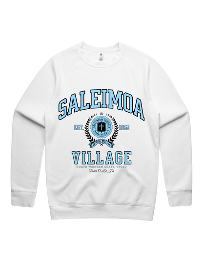 Saleimoa Varsity Crewneck 5100 - AS Colour - Sky Blue Print