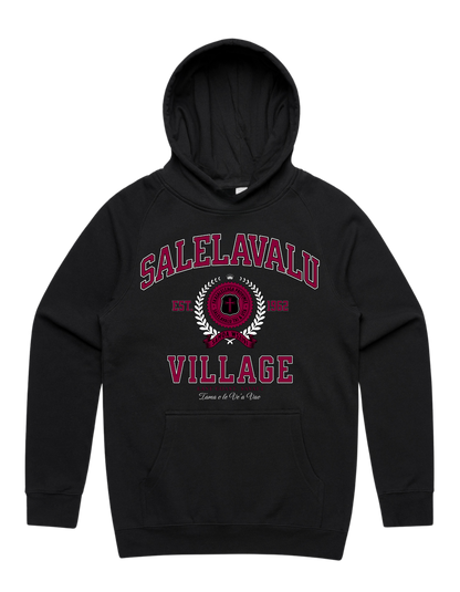 Salelavalu Varsity Hood 5101 - AS Colour - Wine Print