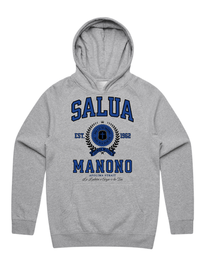 Salua Manono Varsity Supply Hood 5101 - AS Colour - Mid Blue Print