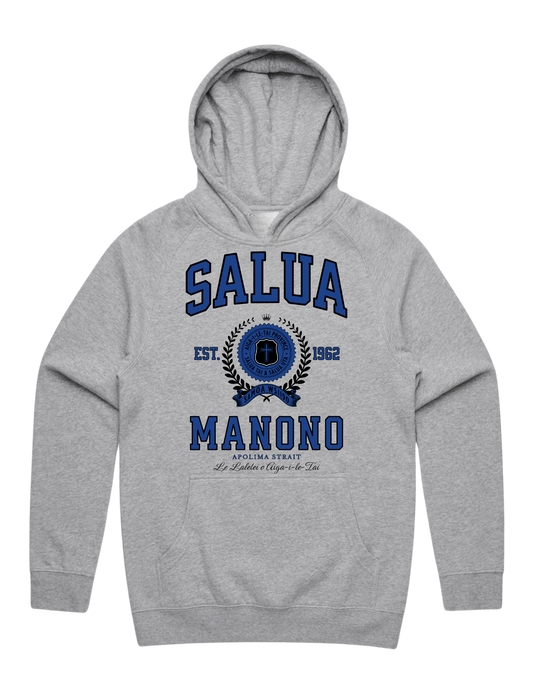 Salua Manono Varsity Supply Hood 5101 - AS Colour - Mid Blue Print