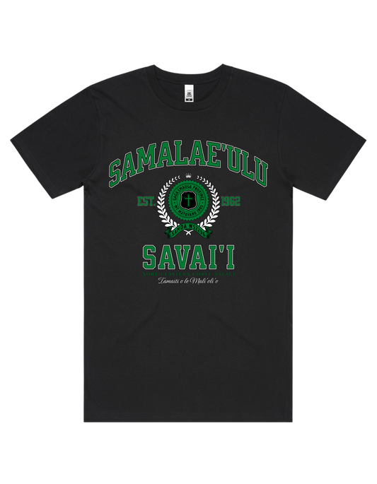 Samalaeulu Varsity Tee 5050 - AS Colour - Green Print