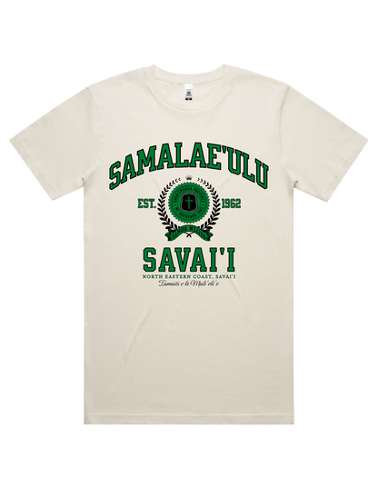 Samalaeulu Varsity Tee 5050 - AS Colour - Green Print