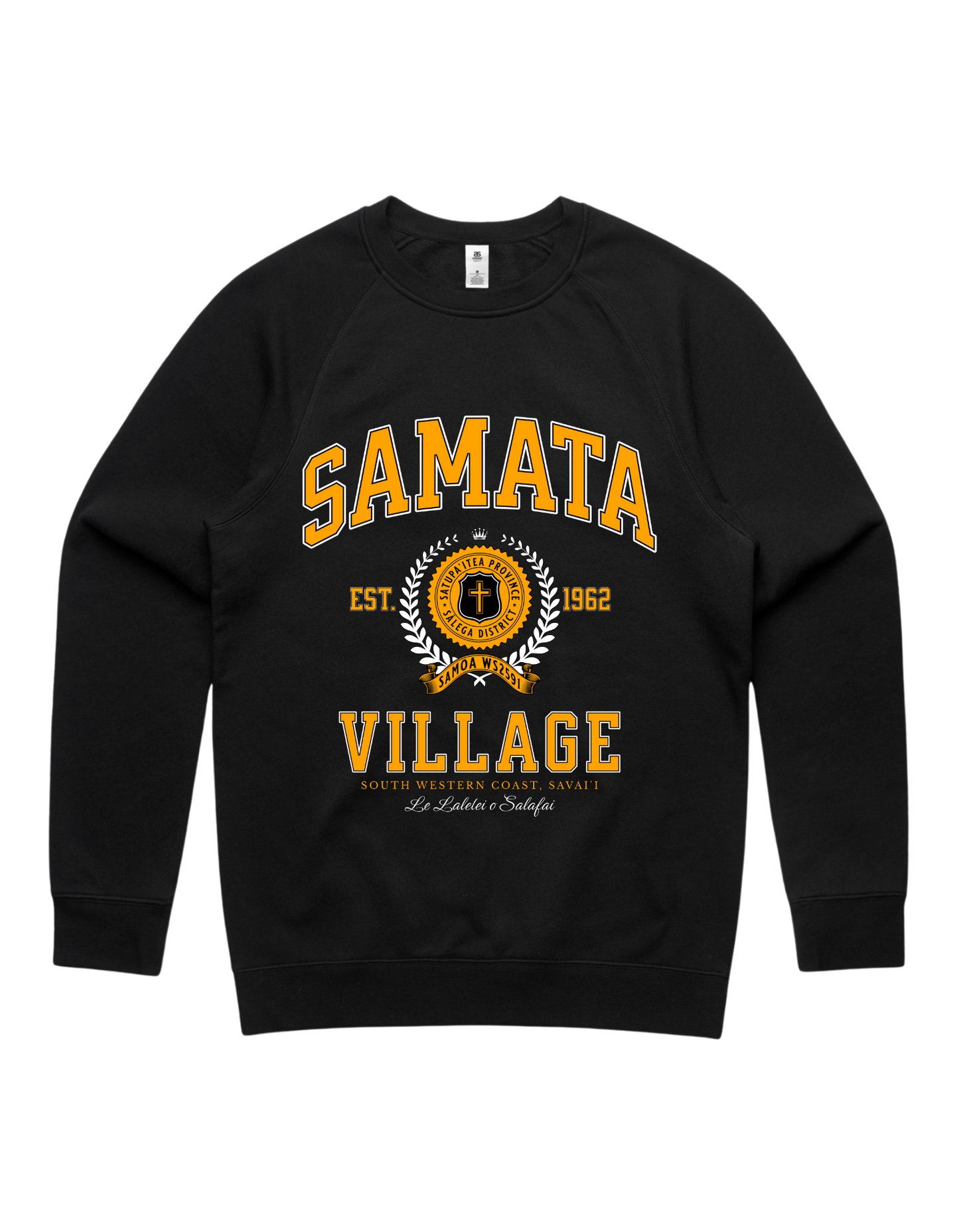 Samata Varsity Crewneck 5100 - AS Colour - Gold Print