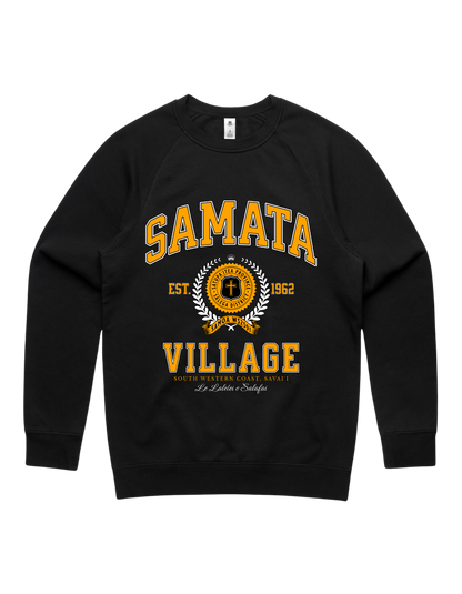 Samata Varsity Crewneck 5100 - AS Colour - Gold Print