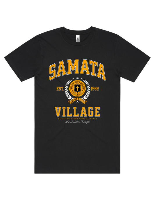 Samata Varsity Tee 5050 - AS Colour - Gold Print