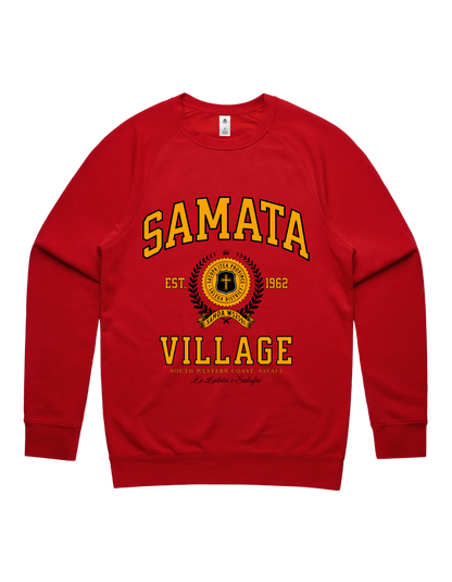 Samata Varsity Crewneck 5100 - AS Colour - Gold Print