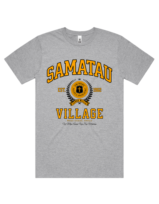 Samatau Varsity Tee 5050 - AS Colour - Gold Print