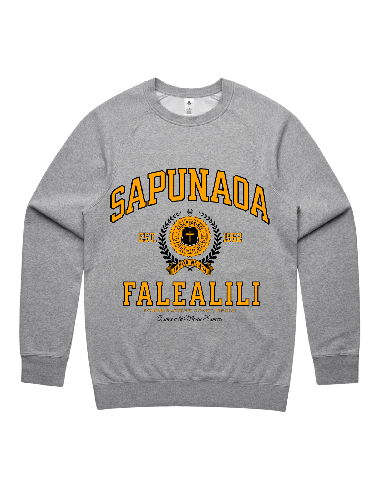 Sapunaoa Varsity Crewneck 5100 - AS Colour - Gold Print