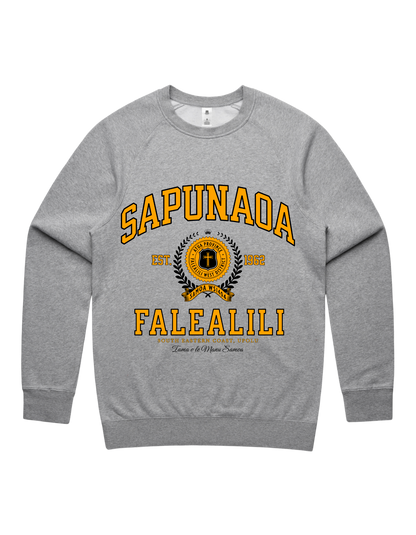 Sapunaoa Varsity Crewneck 5100 - AS Colour - Gold Print