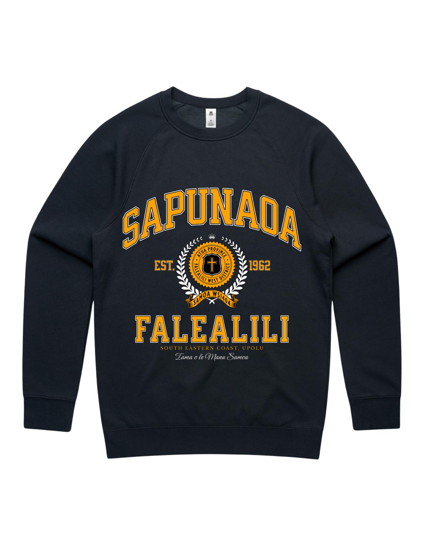 Sapunaoa Varsity Crewneck 5100 - AS Colour - Gold Print