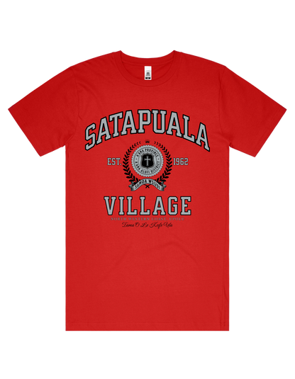 Satapuala Varsity Tee 5050 - AS Colour - Silver Print