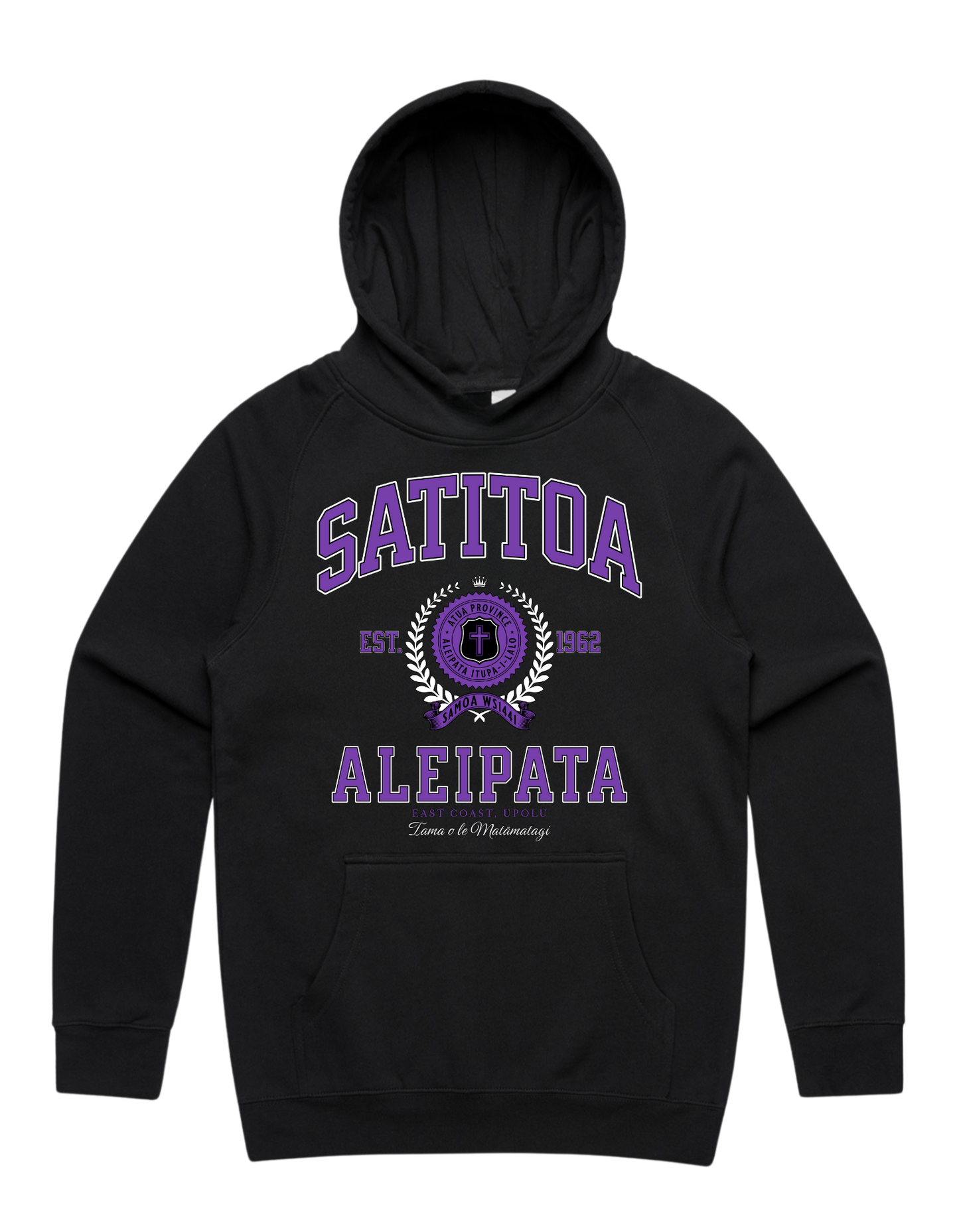 Satitoa Varsity Hood 5101 - AS Colour - Purple Print