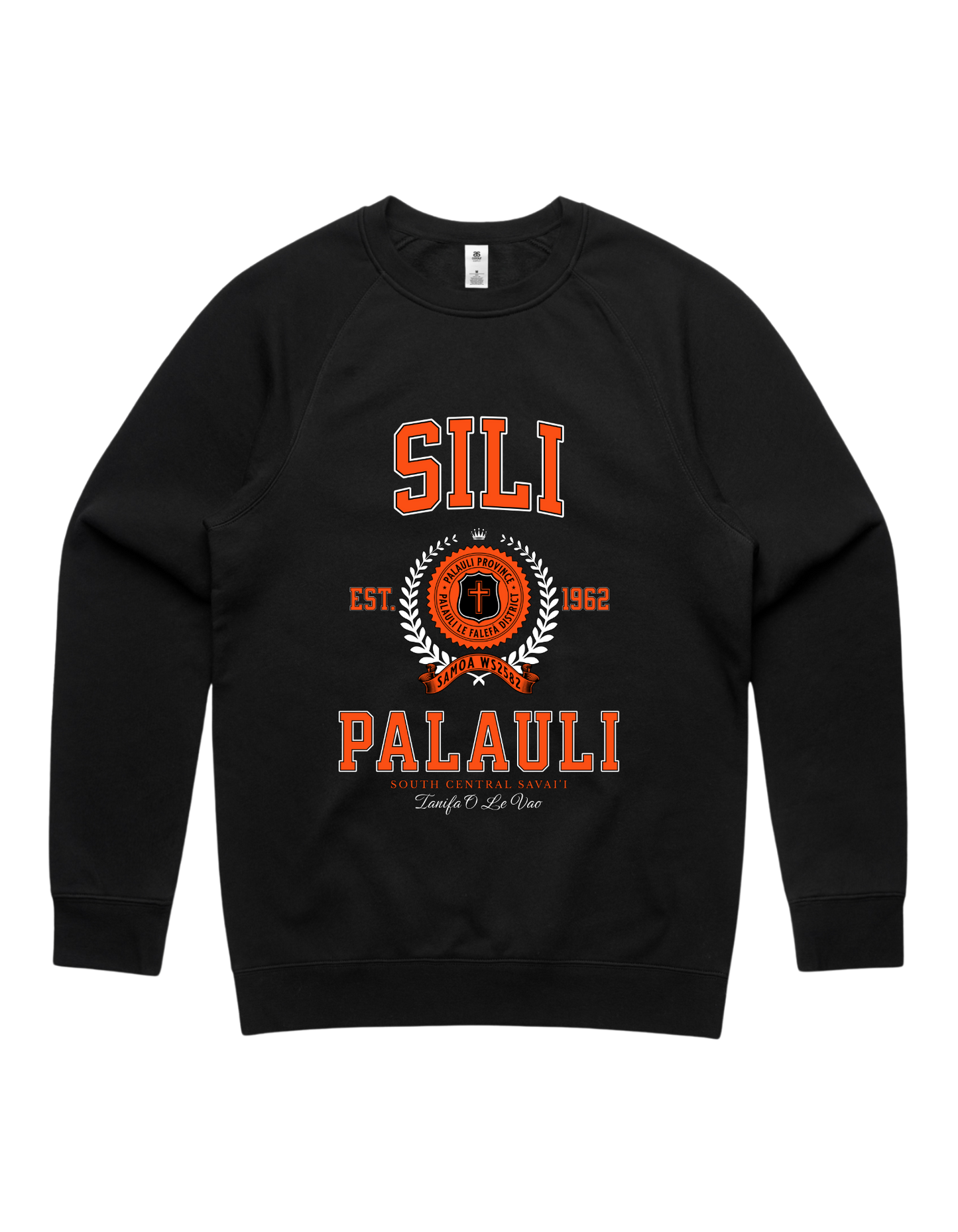 Sili Palauli Varsity Crewneck 5100 - AS Colour - Orange Print