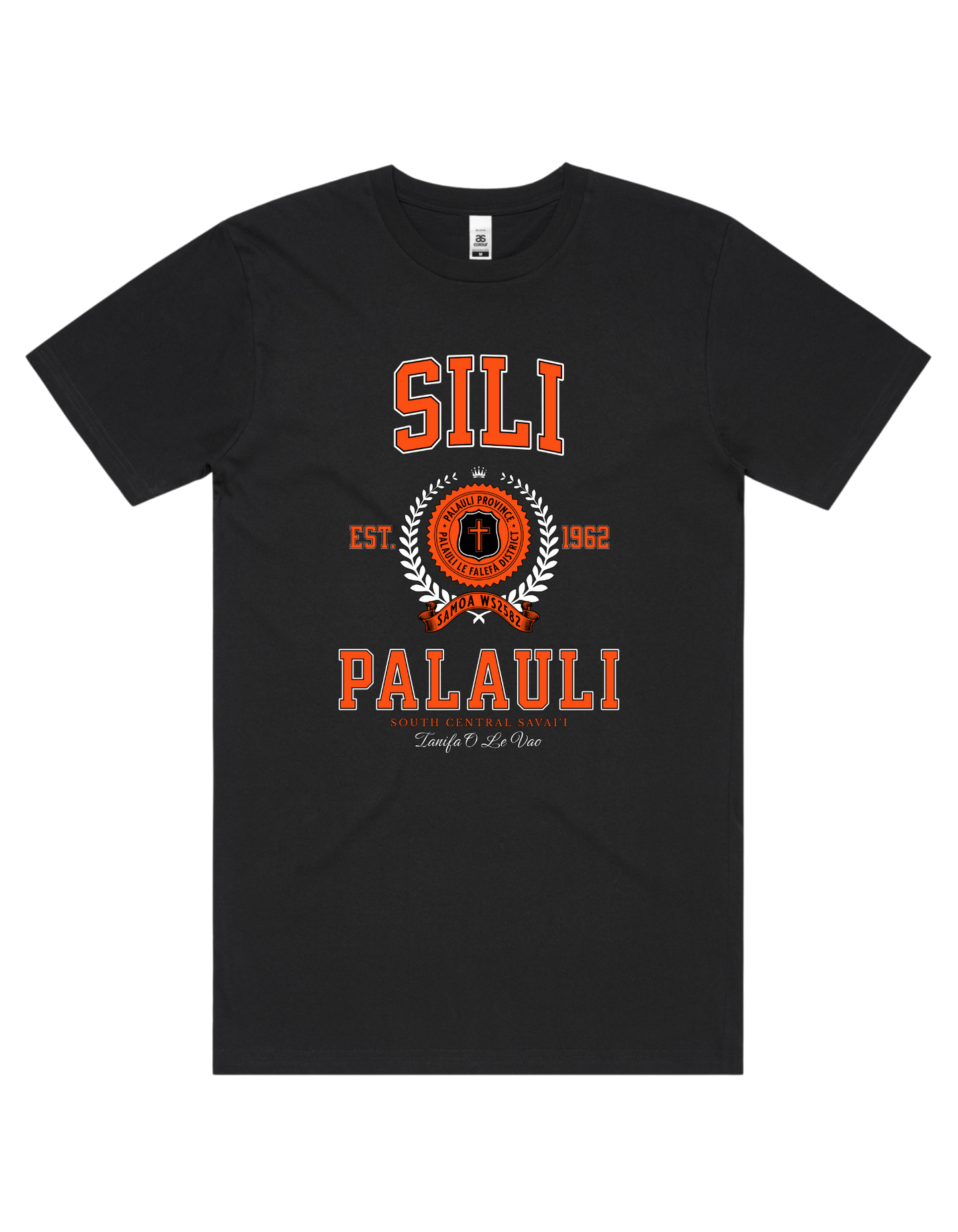 Sili Palauli Varsity Tee 5050 - AS Colour - Orange Print