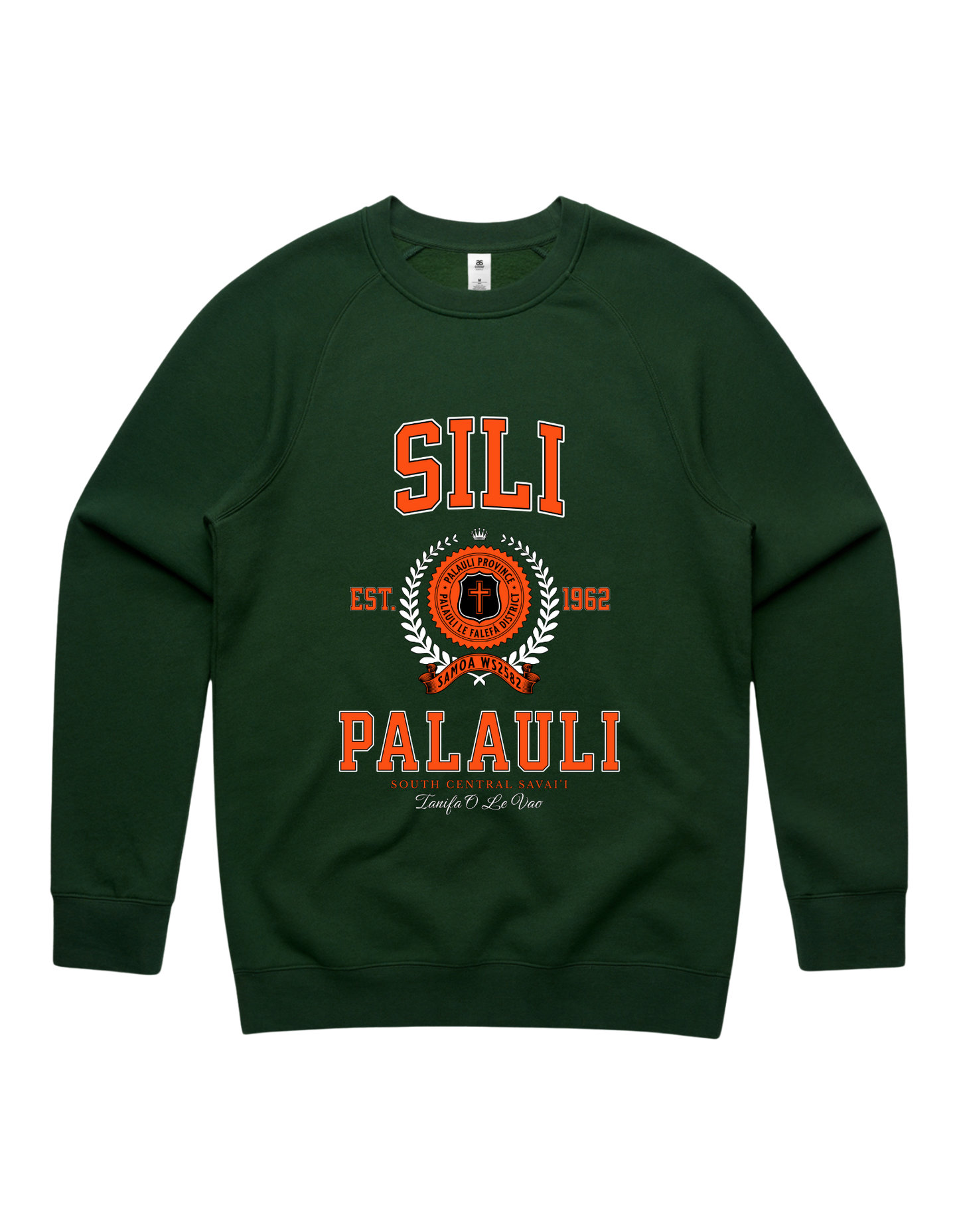 Sili Palauli Varsity Crewneck 5100 - AS Colour - Orange Print