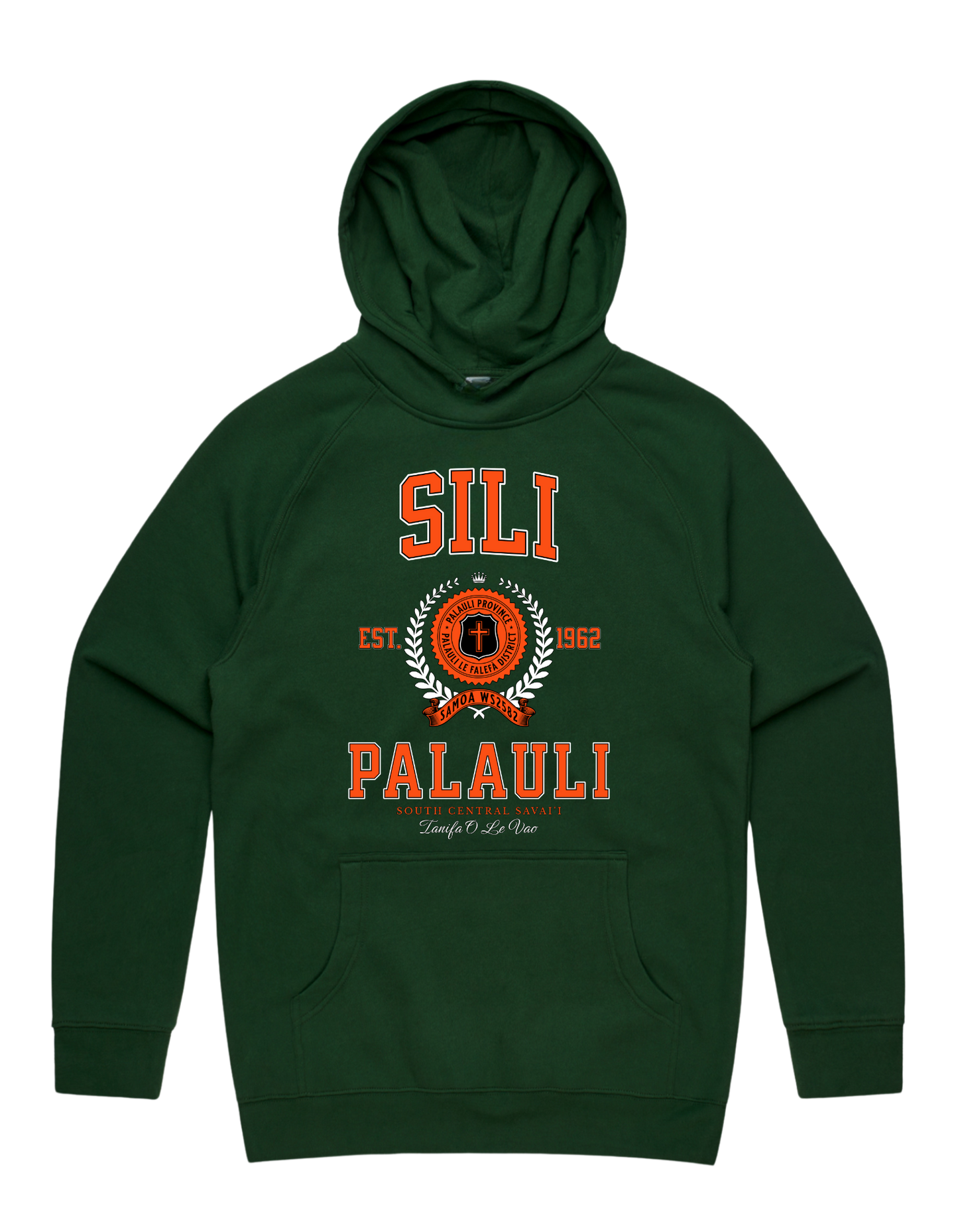 Sili Palauli Varsity Hood 5101 - AS Colour - Orange Print