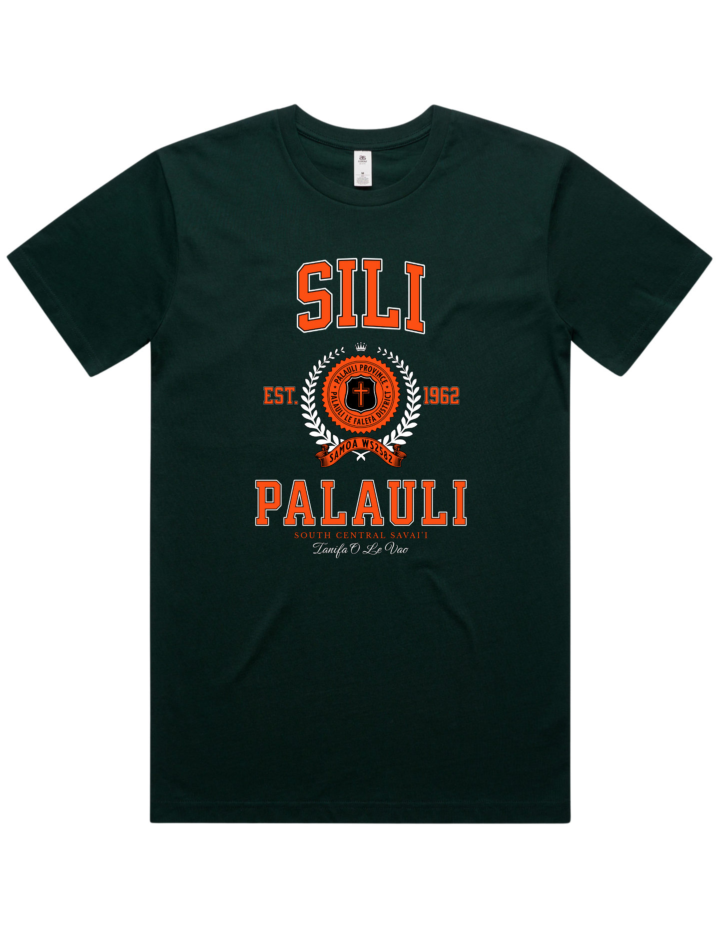 Sili Palauli Varsity Tee 5050 - AS Colour - Orange Print