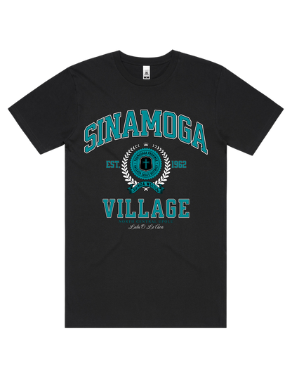 Sinamoga Varsity Tee 5050 - AS Colour - Aqua Print