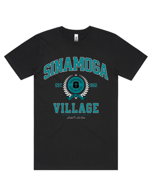 Sinamoga Varsity Tee 5050 - AS Colour - Aqua Print