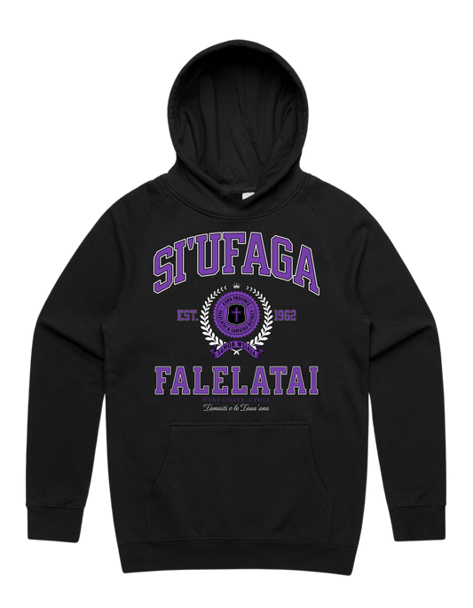 Siufaga Falelatai Varsity Hood 5101 - AS Colour - Purple Print